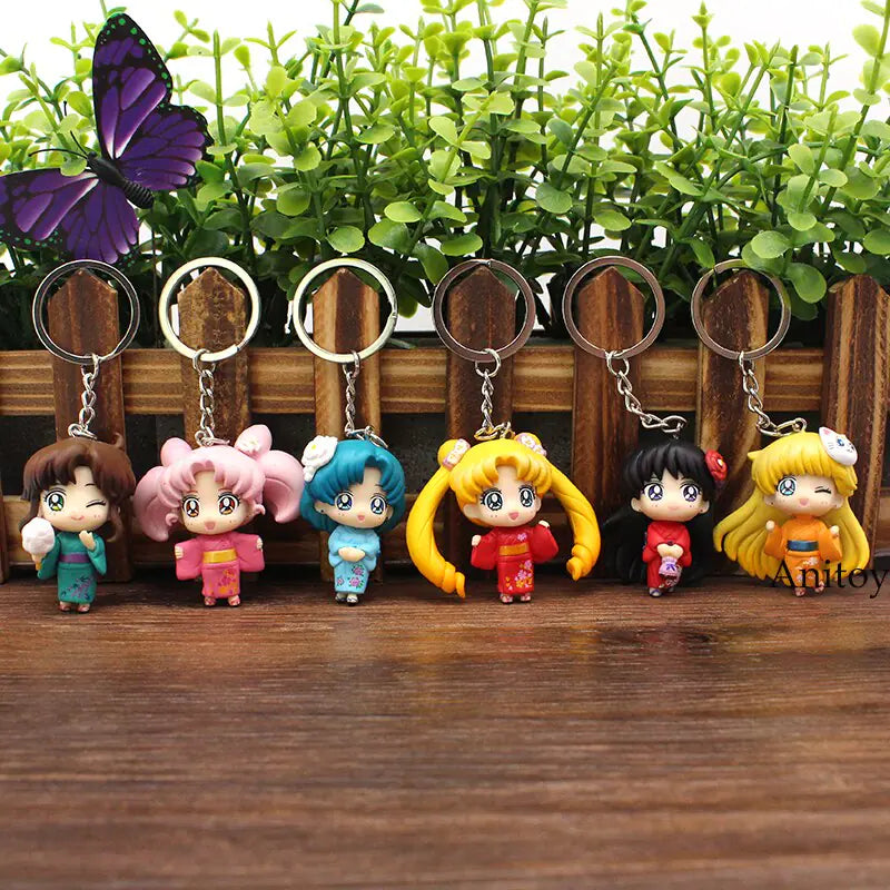 Sailor Moon Figurines Keychains